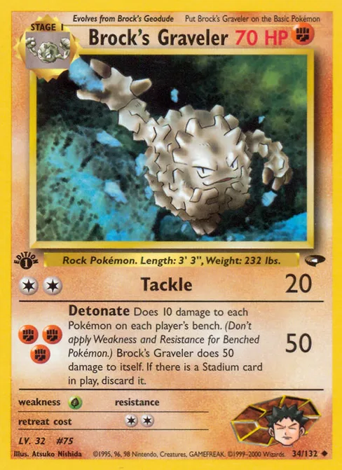 Brock's Graveler, Gym Challenge #34