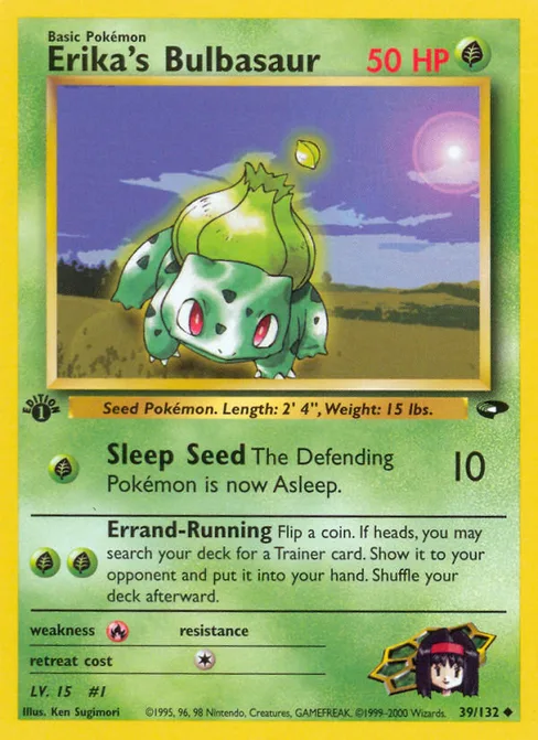 Erika's Bulbasaur, Gym Challenge #39
