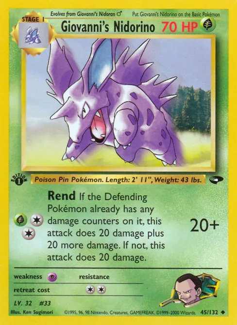Giovanni's Nidorino, Gym Challenge #45
