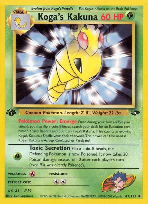 Koga's Kakuna, Gym Challenge #47