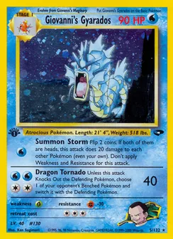 Giovanni's Gyarados, Holofoil