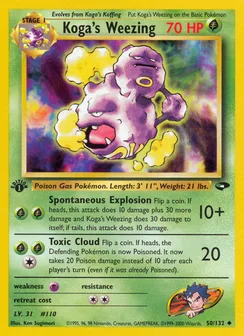 Koga's Weezing, Normal