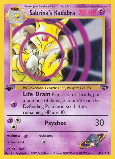 Sabrina's Kadabra, Gym Challenge #58