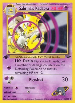 Sabrina's Kadabra, Normal