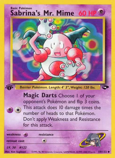 Sabrina's Mr. Mime, Gym Challenge #59