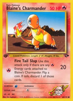 Blaine's Charmander, Normal