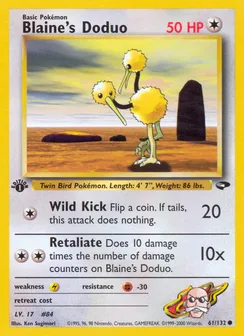 Blaine's Doduo, Normal