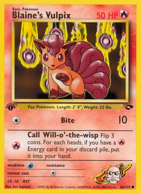 Blaine's Vulpix, Gym Challenge #66
