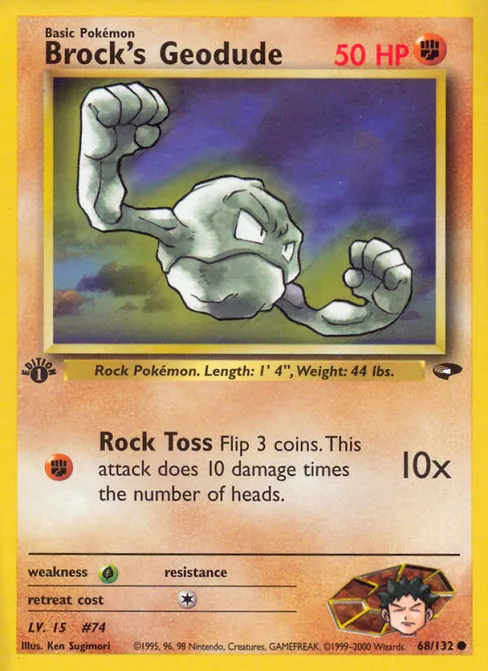 Brock's Geodude, Gym Challenge #68