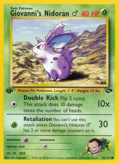 Giovanni's Nidoran ♂, Normal