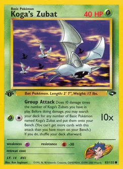 Koga's Zubat, Normal
