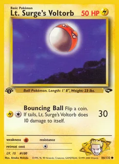 Lt. Surge's Voltorb, Normal
