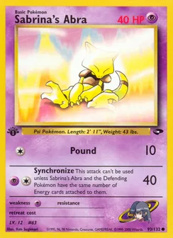 Sabrina's Abra, Normal