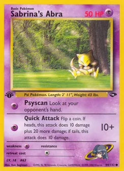 Sabrina's Abra, Normal