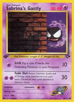 Sabrina's Gastly, Normal
