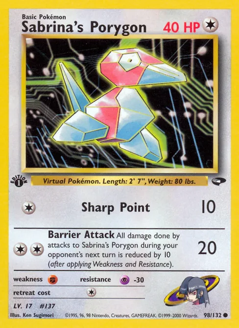 Sabrina's Porygon, Gym Challenge #98