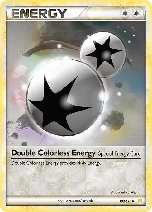 Double Colorless Energy, HeartGold & SoulSilver #103