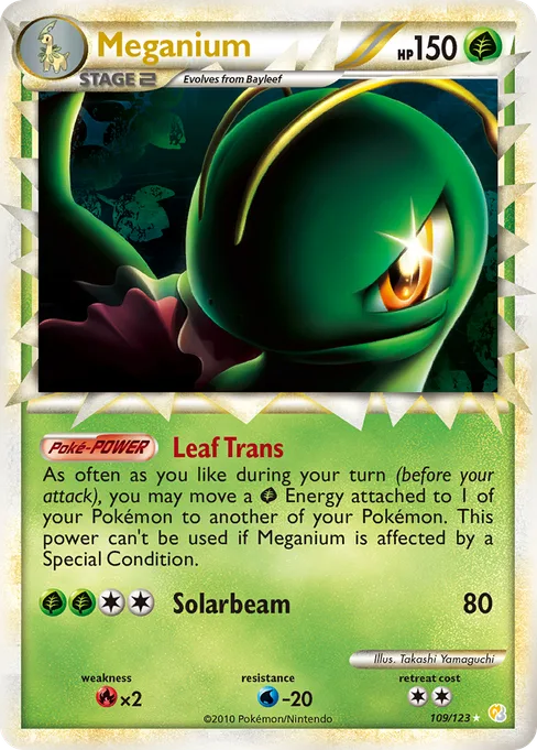 Meganium, HeartGold & SoulSilver #109