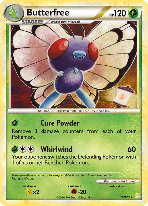 Butterfree, HeartGold & SoulSilver #16