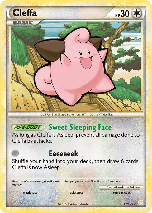 Cleffa, HeartGold & SoulSilver #17