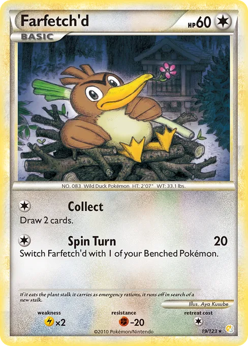 Farfetch'd, HeartGold & SoulSilver #19