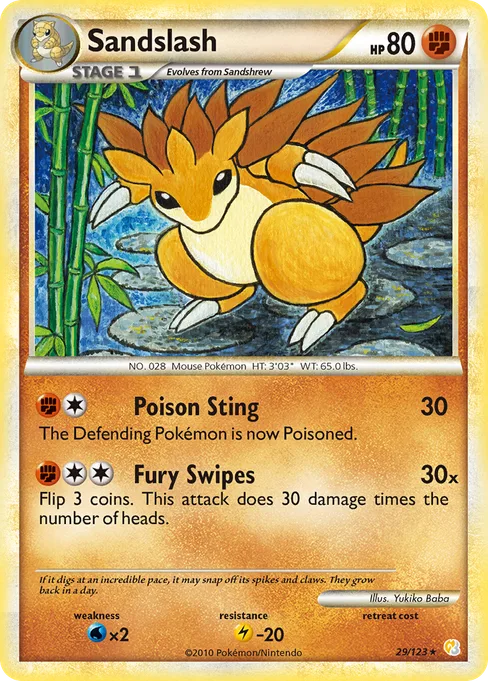 Sandslash, HeartGold & SoulSilver #29