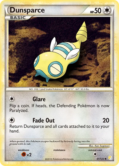 Dunsparce, HeartGold & SoulSilver #41