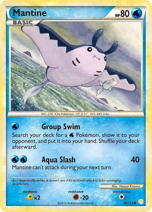 Mantine, HeartGold & SoulSilver #45