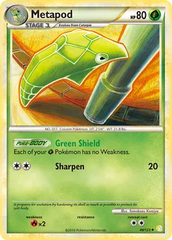 Metapod, Normal