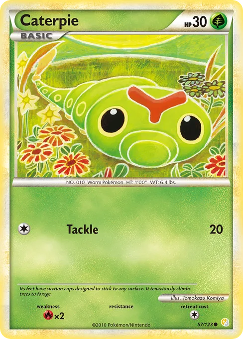 Caterpie, HeartGold & SoulSilver #57