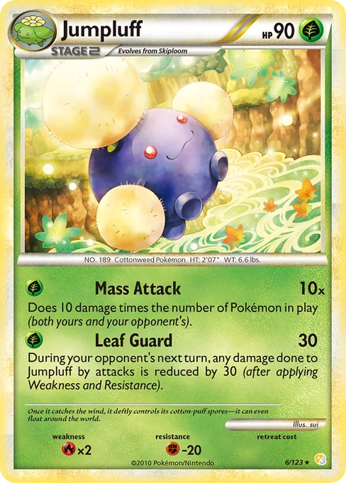 Jumpluff, HeartGold & SoulSilver #6