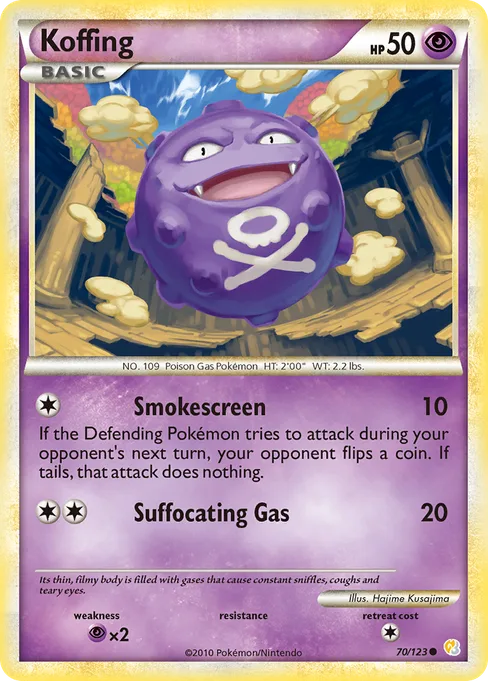 Koffing, HeartGold & SoulSilver #70