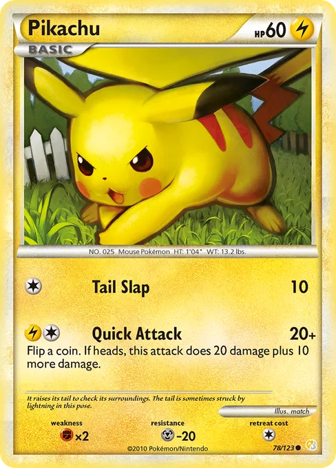 Pikachu, HeartGold & SoulSilver #78