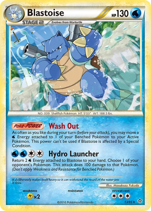 Blastoise, HS—Unleashed #13