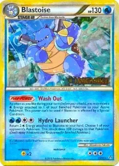Blastoise, Prerelease stamp