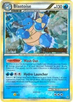 Blastoise, Staff stamp