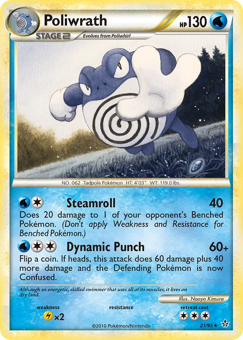 Poliwrath, HS—Unleashed #21