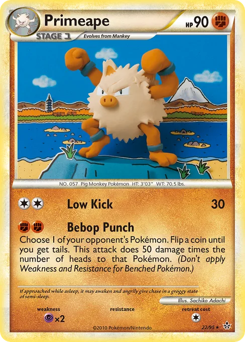 Primeape, HS—Unleashed #22