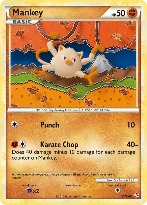 Mankey, HS—Unleashed #53