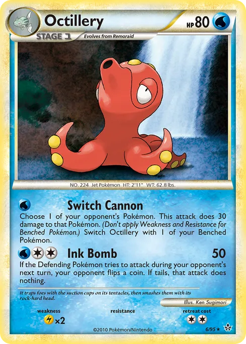 Octillery, HS—Unleashed #6