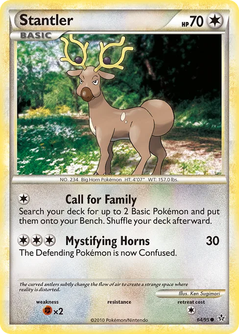 Stantler, HS—Unleashed #64