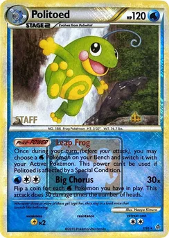 Politoed, Staff stamp