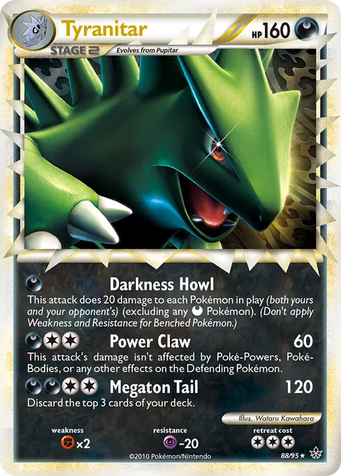 Tyranitar, HS—Unleashed #88