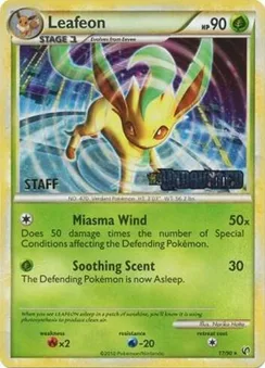 Leafeon, Staff stamp