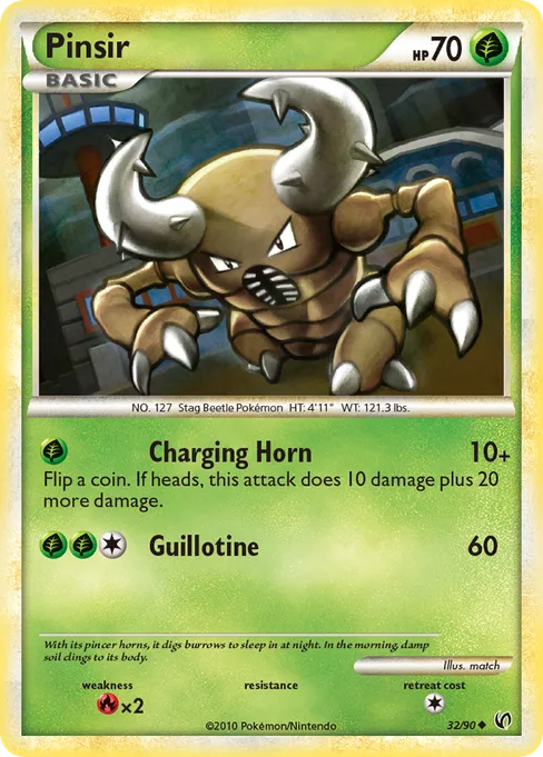 Pinsir, HS—Undaunted #32