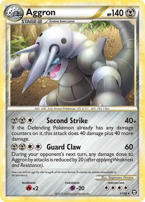 Aggron, HS—Triumphant #1