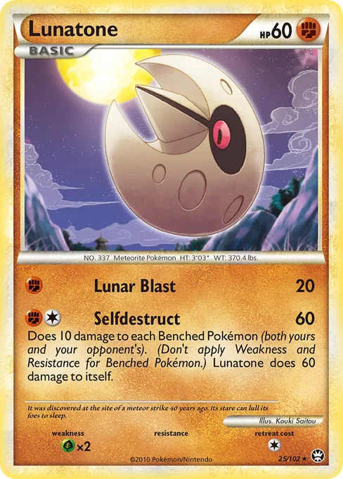 Lunatone, HS—Triumphant #25