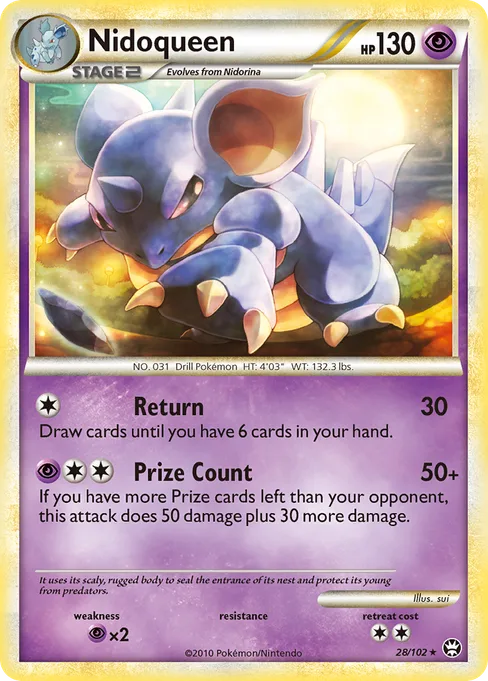 Nidoqueen, HS—Triumphant #28