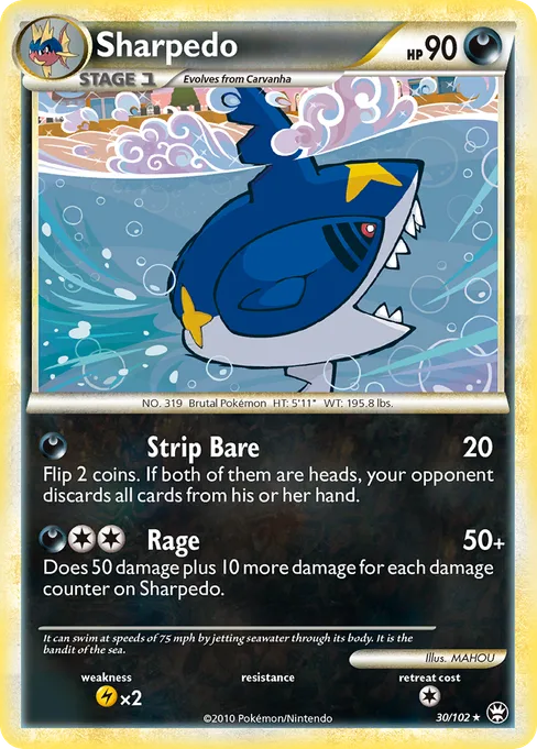 Sharpedo, HS—Triumphant #30