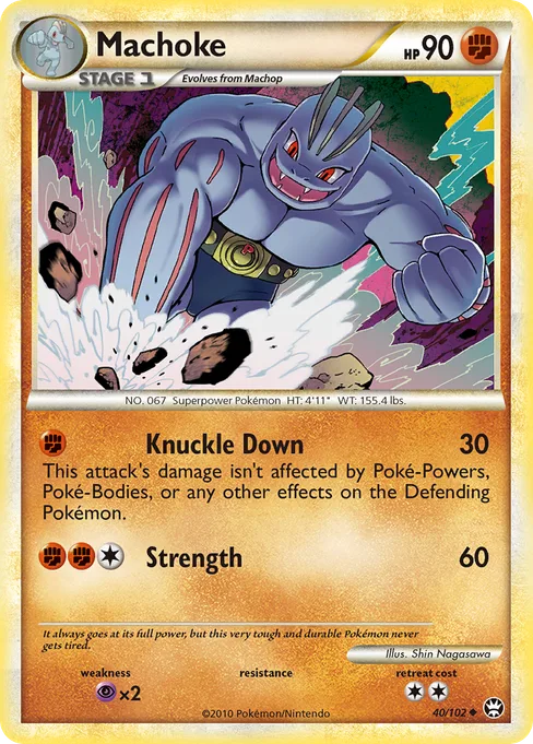 Machoke, HS—Triumphant #40